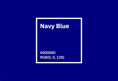 navy blue rbg